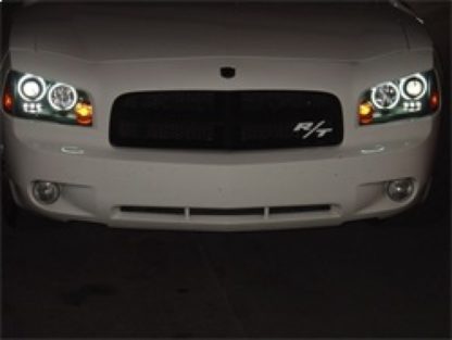 Spyder Dodge Charger 06-10 Projector Headlights Halogen Model CCFL Halo LED Blk PRO-YD-DCH05-CCFL-BK - Image 5