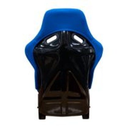 NRG FRP Bucket Seat (Blue Cloth) - Large - Image 2