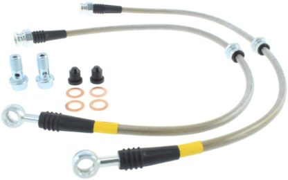 StopTech 06-12 Mitsubishi Eclipse Stainless Steel Front Brake Lines - Image 3