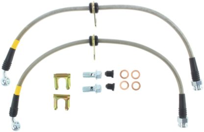 StopTech 13-13 Honda Civic EX Rear SS Brake Lines - Image 3