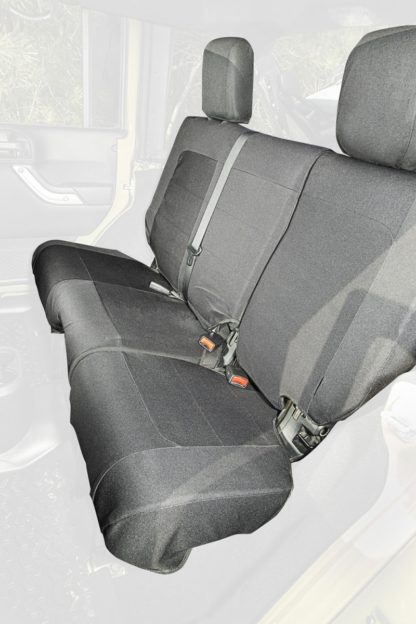 Rugged Ridge E-Ballistic Seat Cover Rear Black 07-10 JK 4Dr - Image 2