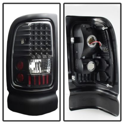 Xtune Dodge Ram 1500 94-01 / Ram 2500/3500 94-02 LED Tail Lights Black ALT-ON-DRAM94-LED-BK - Image 7