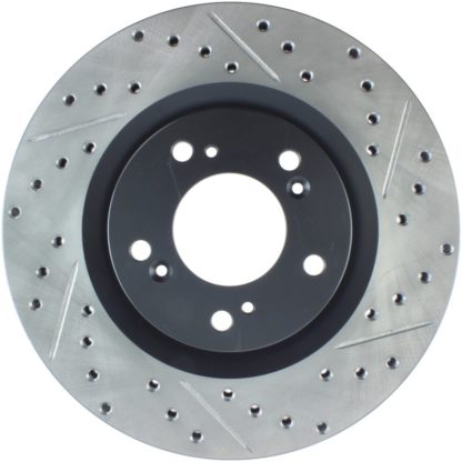 StopTech 00-09 S2000 Slotted & Drilled Left Front Rotor - Image 7