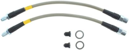 StopTech 03-09 Mercedes E55/E63 / 03-10 E320/E350 Coupe / 03-09 E500/E550 Rear SS Brake Line Kit - Image 4