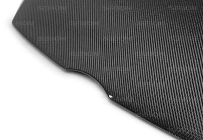 Seibon 12-13 Ford Focus OEM-Style Carbon Fiber Hood - Image 3