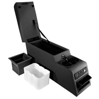 Rugged Ridge Ultimate Locking Console Black 76-95 Jeep CJ / Jeep Wrangler - Image 2