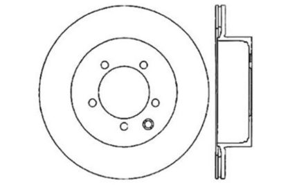 StopTech 03-05 350Z / 03-04 G35 / 03-05 G35X SportStop Slotted & Drilled Rear Left Rotor - Image 2