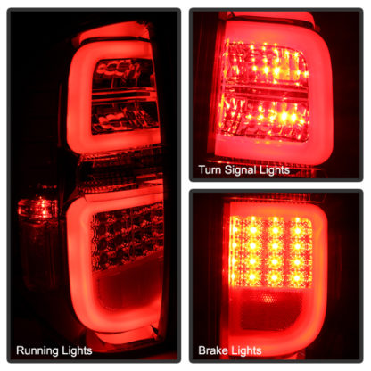 Spyder Toyota Tundra 2014-2016 Light Bar LED Tail Lights Red Smoke ALT-YD-TTU14-LED-RS - Image 6