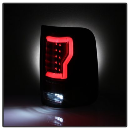 Spyder 04-08 Ford F-150 Projector Tail Lights - Light Bar DRL LED - Black ALT-YD-FF15004V2-LBLED-BK - Image 8