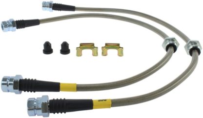 StopTech 08-12 VW Golf R32/Golf R Front Stainless Steel Brake Line Kit - Image 3