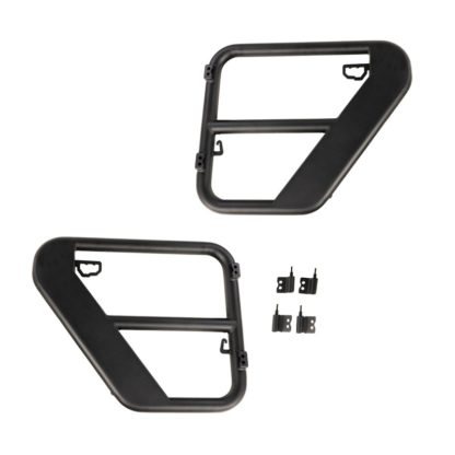 Rugged Ridge Fortis Tube Doors Rear 07-18 Jeep Wrangler JK 4-Dr - Image 2