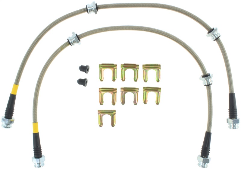 StopTech 09+ Nissan GTR Stainless Steel Front Brake Lines
