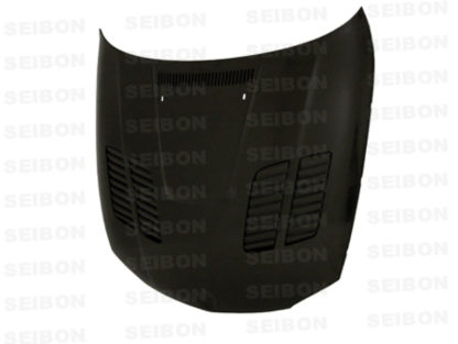 Seibon 08-11 BMW 1 Series (E81/E82) 2DR/HB GTR-Style Carbon Fiber Hood - Image 2