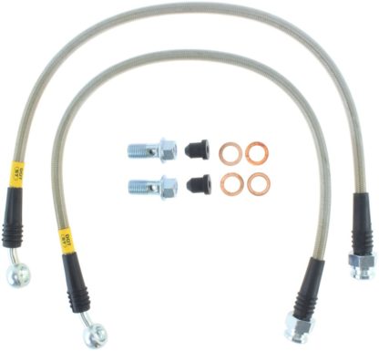 StopTech 97-04 Chevrolet Corvette Stainless Steel Rear Brake Line Kit - Image 2