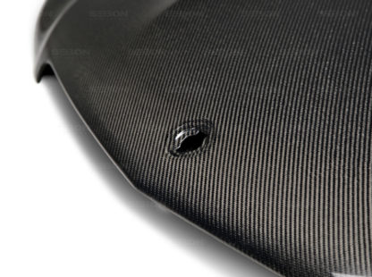 Seibon 12-14 Mercedes Benz C63 GT-Style Carbon Fiber Hood - Image 3