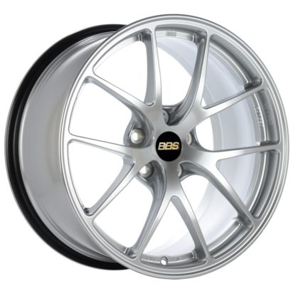 BBS RI-A 18x10 5x120 ET25 Diamond Silver Wheel -82mm PFS/Clip Required