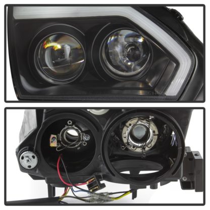 Spyder Nissan GTR R35 09-14 - Projector Headlights - DRL LED - Black - Image 8