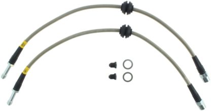 StopTech 09 Audi A4 Sedan / 08-10 A5-S5 Front Stainless Steel Brake Line Kit - Image 4