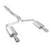 Stainless Works 2010-18 Ford Taurus SHO V6 2-1/2in Catback Chambered Mufflers X-Pipe - Image 3
