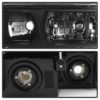 xTune 02-06 Chevy Avalanche w/Cladding OEM Bumper Light & Headlights - (BLACK) (HD-JH-CAVA02-SET-BK) - Image 4