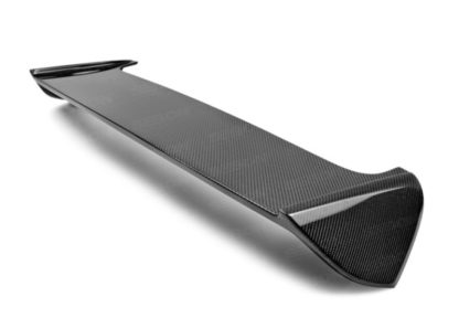 Seibon 08-10 Subaru WRX/STi Hatchback OEM-style Carbon Fiber Rear Spoiler Shaved - Image 2