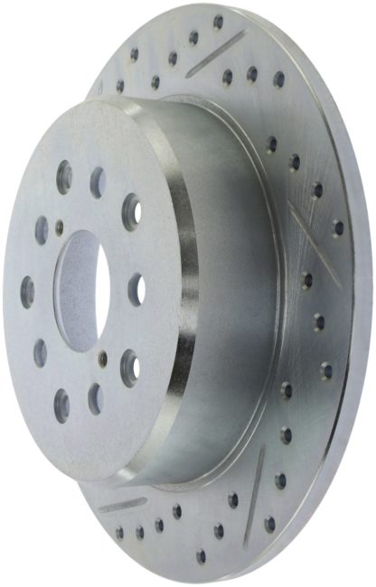 StopTech 01-05 Lexus IS300 / 02-10 Lexus SC430 Sport Slotted & Drilled Rear Right Brake Rotor - Image 4