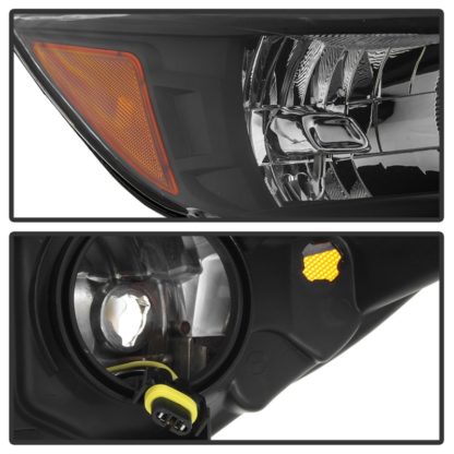 xTune 13-16 Ford Escape OEM Style Headlights -Black (HD-JH-FESCA13-AM-BK) - Image 8