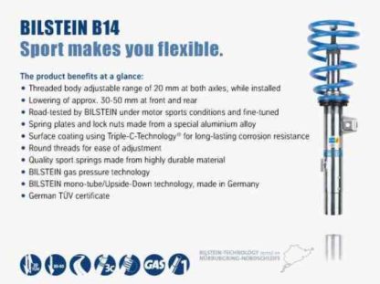 Bilstein B14 2001-2006 BMW 330ci Front and Rear Suspension Kit - Image 6