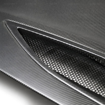 Seibon 17-18 Acura NSX OEM-style Dry Carbon Hood - Image 6