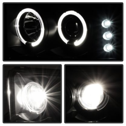 Spyder Ford F250 Super Duty 99-04 Projector Version 2 LED Halo LED Blk Smke PRO-YD-FF25099-1P-G2-BSM - Image 8