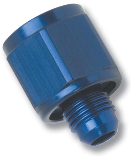 Russell Performance -8 AN Female to -6 AN to Male B-Nut Reducer (Blue) - Image 4