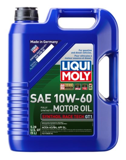 LIQUI MOLY 5L Synthoil Race Tech GT1 Motor Oil 10W-60 - Image 2