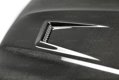 Seibon 12-14 Mercedes Benz C63 GT-Style Carbon Fiber Hood - Image 5