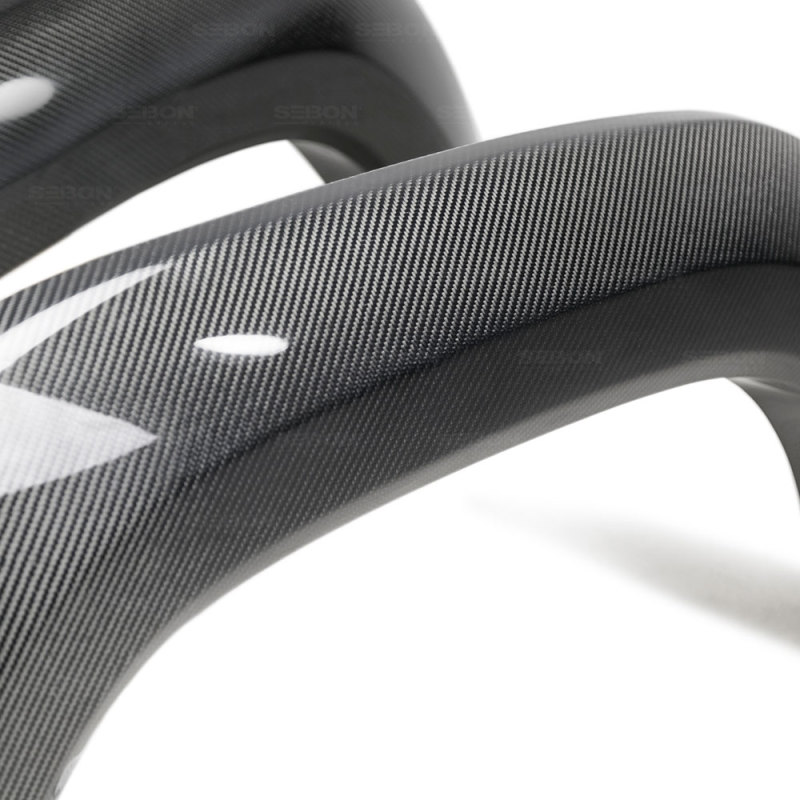 Seibon 16-20 Toyota Tacoma Carbon Fiber Rear Fender Flares (Pair) - Image 3
