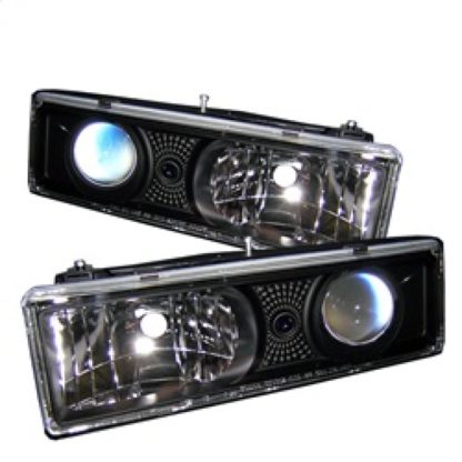 Spyder Chevy C/K Series 1500 88-99Projector Headlights Blk High 9005 (Not Included) PRO-YD-CCK88-BK - Image 2