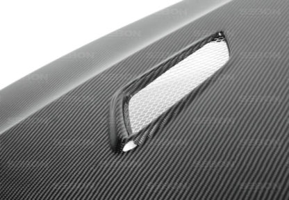 Seibon 12-13 Honda Civic 2Dr MG-Style Carbon Fiber Hood - Image 3