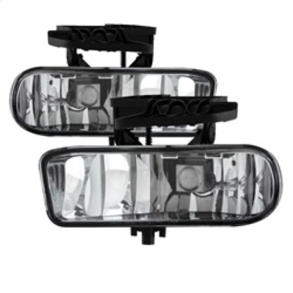 Spyder GMC Sierra 1500/2500 99-02/Sierra 1500HD/2500HD OEM Fog Lights wo/switch Clear FL-CL-GMCY99-C - Image 3