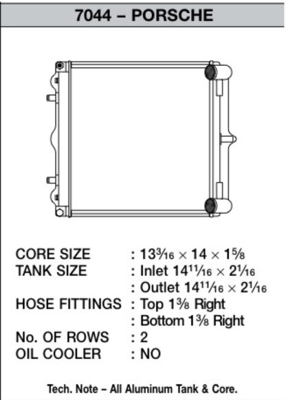 CSF 96-04 Porsche Boxster (986) Radiator (Fits Left & Right Side) - Image 4