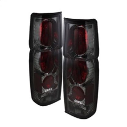 Spyder Nissan Hardbody 86-97 Euro Style Tail Lights Smoke ALT-YD-NH86-SM - Image 2