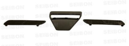 Seibon 08-09 Mitsubishi Evo X Carbon Fiber Hood Scoop - Only Fits OEM Hoods (Not Seibon Hoods) - Image 2