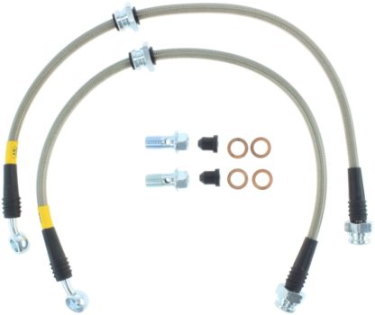 StopTech 00-06 Nissan Sentra Stainless Steel Front Brake Lines - Image 3