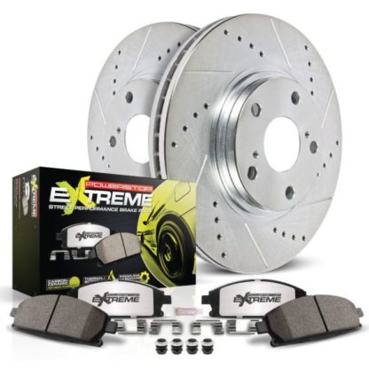 Power Stop 06-11 Buick Lucerne Front Z26 Street Warrior Brake Kit - Image 2