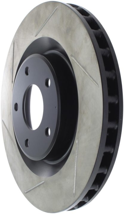 StopTech Power Slot 05-07 Cadillac XLR / 06-09 Chevy Corvette Front Right Slotted Rotors - Image 4