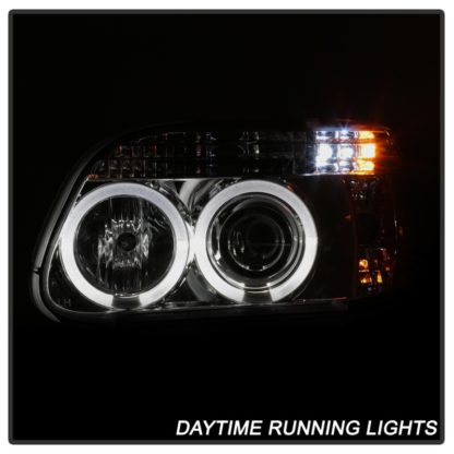 Spyder Ford Explorer 95-01 1PC Projector Headlights LED Halo Chrm PRO-YD-FEXP95-HL-1PC-C - Image 8