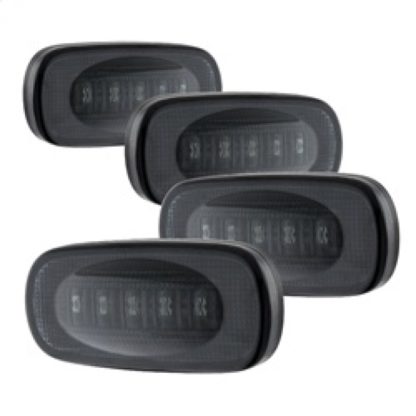 Xtune Dodge Ram 03-09 (2 Rd/2 Am) LED Fender Lights 4pcs Smoke ACC-LED-DR03-FL-SM - Image 2