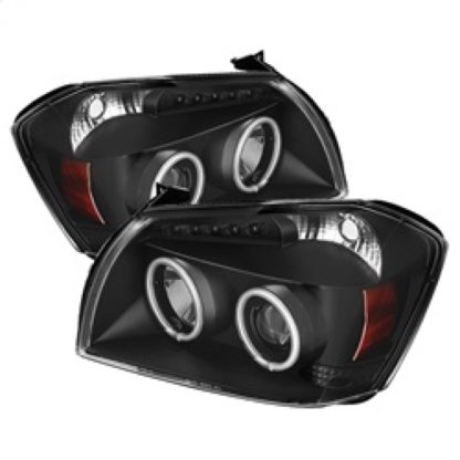 Spyder Dodge Magnum 05-07 Projector Headlights CCFL Halo LED Blk PRO-YD-DMAG05-CCFL-BK - Image 2