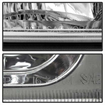 Xtune Chevy Silverado 2500HD 03-06 Crystal Headlights w/ Bumper Lights Chrome HD-JH-CSIL03-AM-C-SET - Image 5