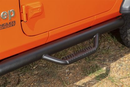 Rugged Ridge Spartan Nerf Bar Textured Black 18-20 Jeep Wrangler JL 2 Door - Image 7