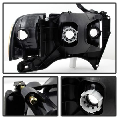 Xtune Dodge Ram Sport Model Only 1999-2002 OEM Headlights Black HD-JH-DR99-SP-BK - Image 5