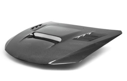 Seibon 08-09 Subaru WRX/STi CW-style Carbon Fiber Hood - Image 2